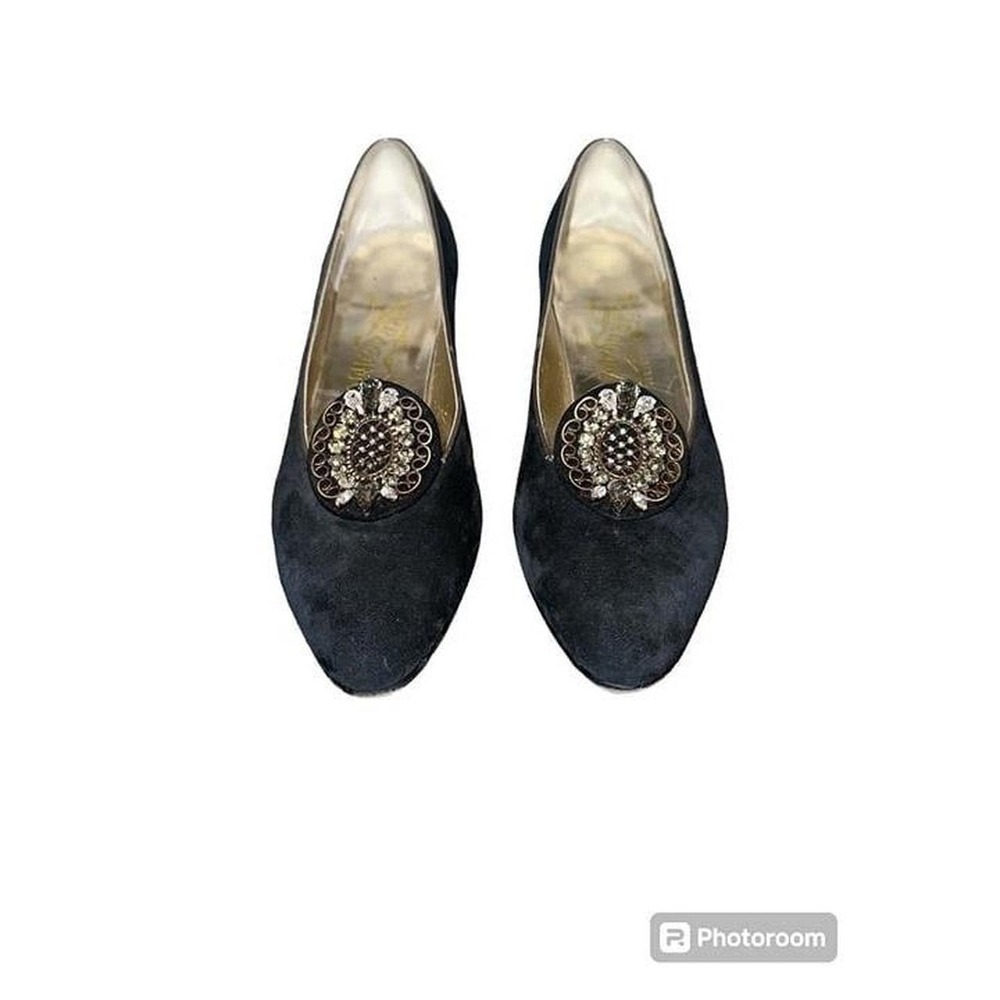 Salvatore Ferragamo Embellished flat mini wedge